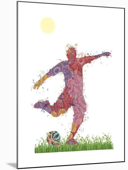 Soccer-Teofilo Olivieri-Mounted Giclee Print