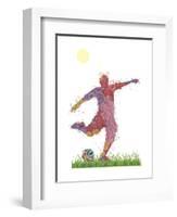 Soccer-Teofilo Olivieri-Framed Giclee Print