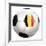 Soccerball with Country Flag-Flarextius-Framed Art Print