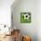 Soccerball-null-Framed Stretched Canvas displayed on a wall