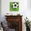 Soccerball-null-Stretched Canvas displayed on a wall