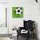 Soccerball-null-Stretched Canvas displayed on a wall