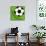 Soccerball-null-Stretched Canvas displayed on a wall