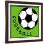 Soccerball-null-Framed Giclee Print