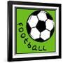 Soccerball-null-Framed Giclee Print