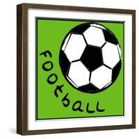 Soccerball-null-Framed Giclee Print