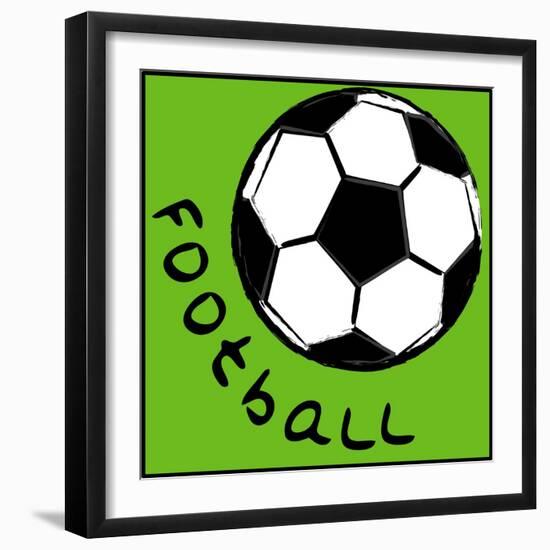 Soccerball-null-Framed Giclee Print