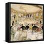 Social, Cafe de Paris 20C-Dorothea St John George-Framed Stretched Canvas