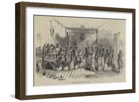 Social Council of the King of Shoa-null-Framed Giclee Print