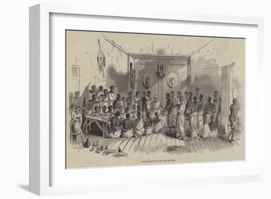 Social Council of the King of Shoa-null-Framed Giclee Print