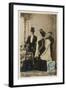 Social, Femme 3 of 10-null-Framed Art Print