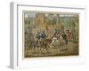 Social, France, Riders-null-Framed Art Print