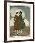 Social, French Women 1917-null-Framed Art Print