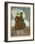 Social, French Women 1917-null-Framed Art Print