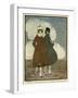 Social, French Women 1917-null-Framed Art Print