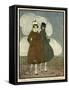Social, French Women 1917-null-Framed Stretched Canvas
