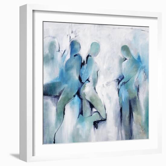 Social Gathering-Rikki Drotar-Framed Giclee Print