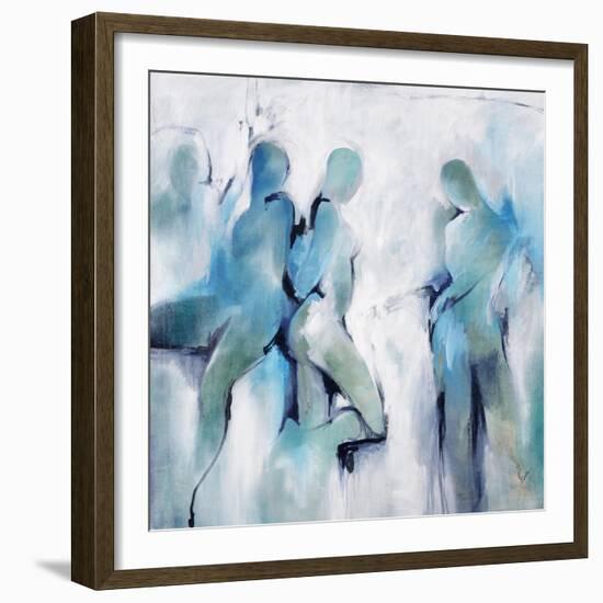 Social Gathering-Rikki Drotar-Framed Giclee Print