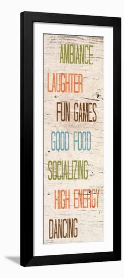 Social I-null-Framed Art Print