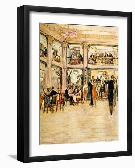 Social, Kit-Kat Club 1926-Dorothea St John George-Framed Art Print