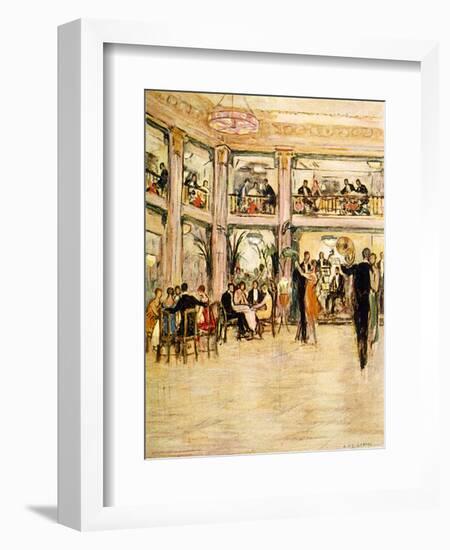 Social, Kit-Kat Club 1926-Dorothea St John George-Framed Art Print