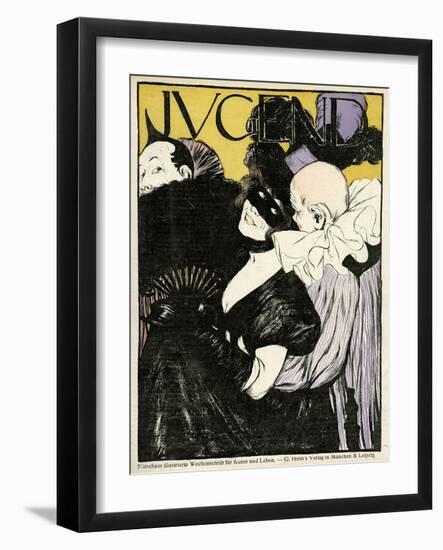 Social, Masked Carnival-Adolf Hofer-Framed Art Print