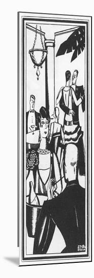 Social, Nightclub 1927-Stella Steyn-Mounted Art Print