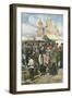 Social, Russian Barter-Achille Beltrame-Framed Art Print