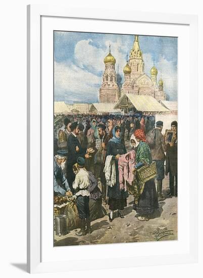 Social, Russian Barter-Achille Beltrame-Framed Premium Giclee Print