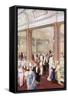 Social, Savoy Banquet 20C-Max Cowper-Framed Stretched Canvas