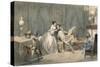 Social Scenes, France, C19-H de Montaut-Stretched Canvas