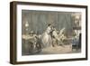 Social Scenes, France, C19-H de Montaut-Framed Art Print