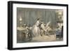 Social Scenes, France, C19-H de Montaut-Framed Art Print