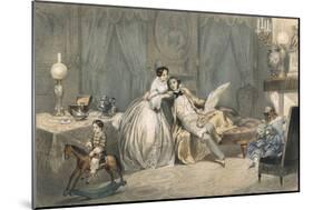 Social Scenes, France, C19-H de Montaut-Mounted Art Print