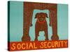 Social Security Choc-Stephen Huneck-Stretched Canvas