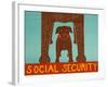 Social Security Choc-Stephen Huneck-Framed Giclee Print