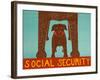 Social Security Choc-Stephen Huneck-Framed Giclee Print