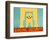 Social Security Yellow-Stephen Huneck-Framed Giclee Print