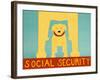 Social Security Yellow-Stephen Huneck-Framed Giclee Print