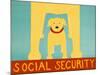 Social Security Yellow-Stephen Huneck-Mounted Giclee Print