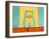 Social Security Yellow-Stephen Huneck-Framed Giclee Print