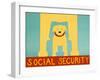 Social Security Yellow-Stephen Huneck-Framed Giclee Print