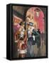 Social, Venice Street-Gino von Finetti-Framed Stretched Canvas