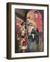 Social, Venice Street-Gino von Finetti-Framed Art Print