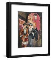 Social, Venice Street-Gino von Finetti-Framed Art Print