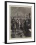 Socialism in Russia, Nihilist Prisoners Leaving St Petersburg for Siberia-null-Framed Giclee Print