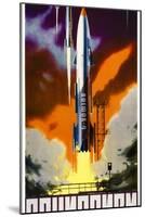 Socialism Is Our Launching Pad-null-Mounted Art Print