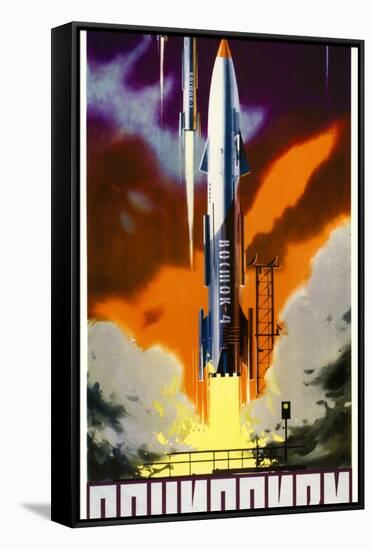 Socialism Is Our Launching Pad-null-Framed Stretched Canvas