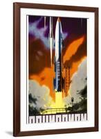 Socialism Is Our Launching Pad-null-Framed Art Print