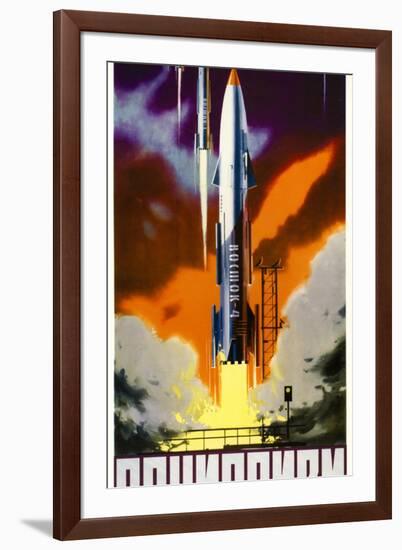 Socialism Is Our Launching Pad-null-Framed Art Print